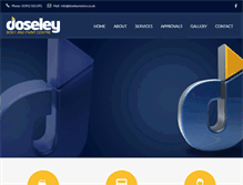 Tablet Screenshot of doseleymotors.co.uk